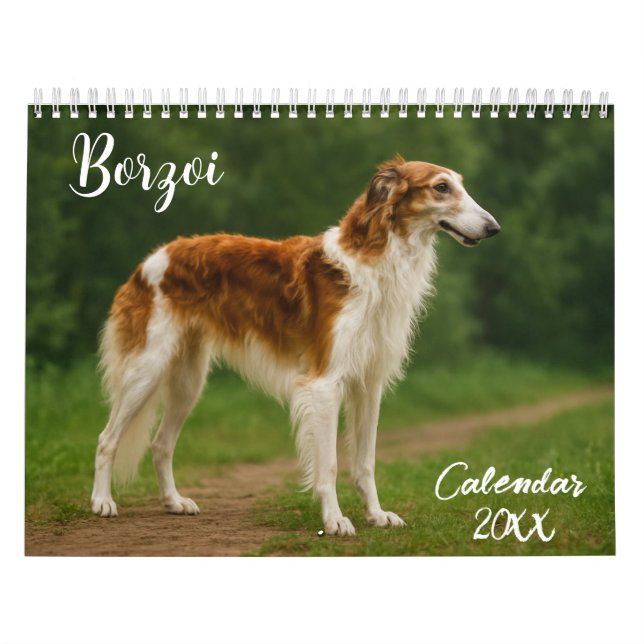 Calendrier Borzoi 2026 (Protection)