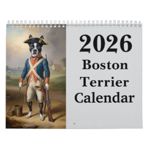 Calendrier Boston Terrier