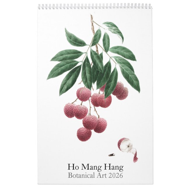 Calendrier Botanical art calendar 2026 (Protection)