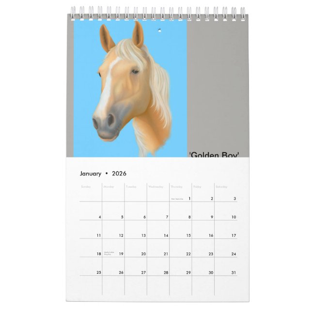 Calendrier Bruce L. Carter Illustrations (Jan 2026)