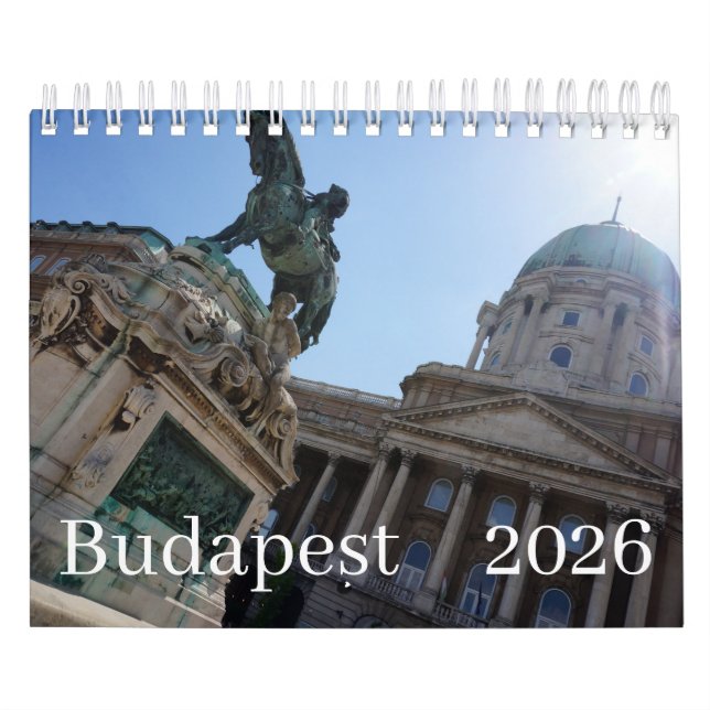 Calendrier Budapest 2026 (Protection)