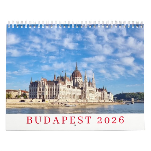 calendrier Budapest 2026 (Protection)