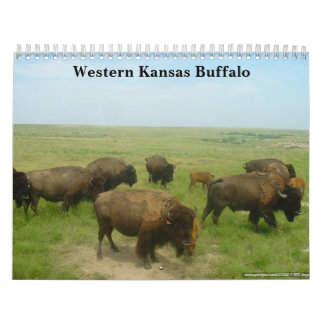 Calendrier Buffalo occidental du Kansas