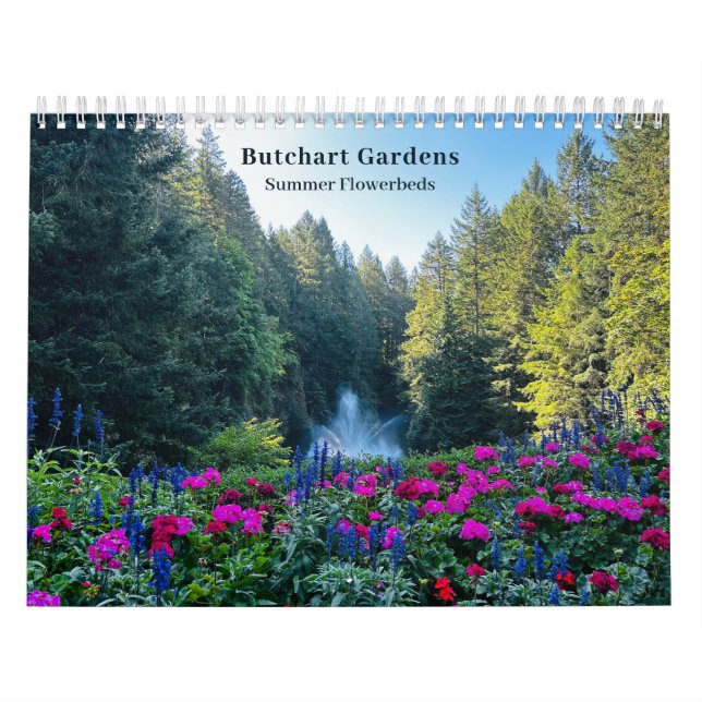 Calendrier Butchart Flower Gardens Photography Quote Calendar (Protection)