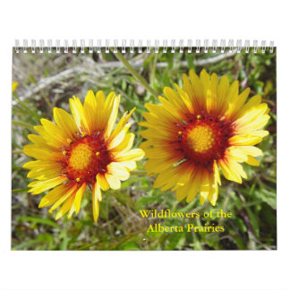 Calendrier C12 Fleurs sauvages des prairies de l'Alberta