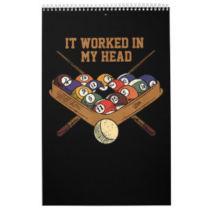Calendrier Ça M'A Fonctionné Dans Mon Billard De Tête Cadeau 