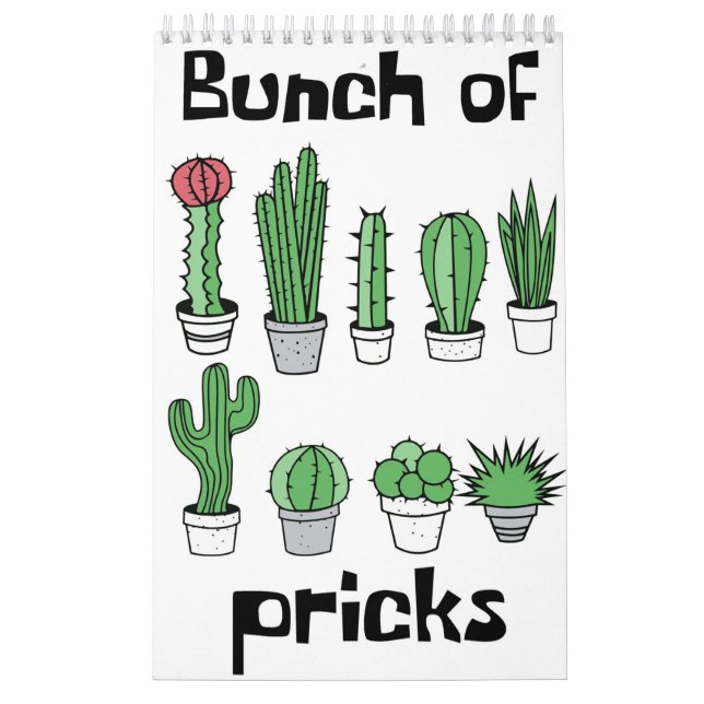 Calendrier Cactus Bunch De Pricks (Protection)