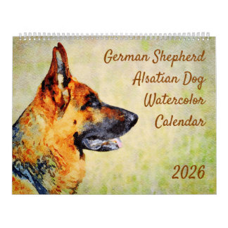 Calendrier Cadeau 2026 pour amateur de chien berger allemand