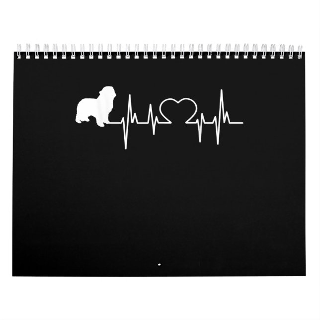 Calendrier Cadeau de conception de chien de Terre-Neuve | Don (Protection)