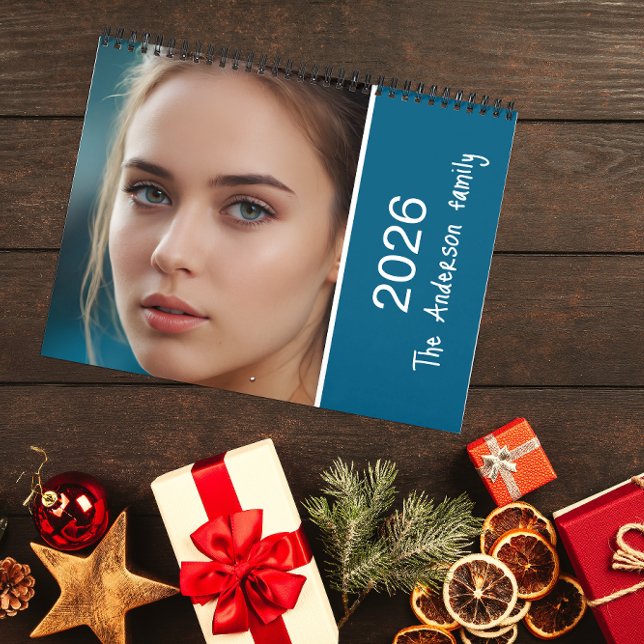 Calendrier cadeau famille photo (Créateur téléchargé)