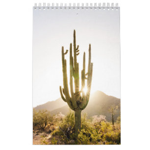 Calendrier Cadeau photo du désert avec Cactus