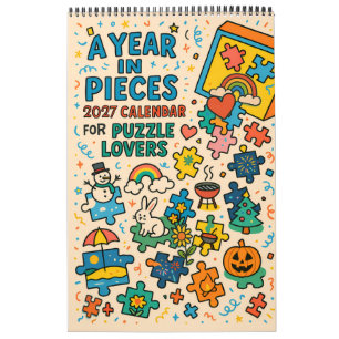 Calendrier Cadeau pour les amateurs de puzzles : Une année en