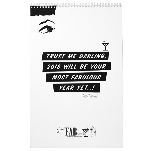 Calendrier Calendar 2018  - your most fabulous year yet! (Protection)