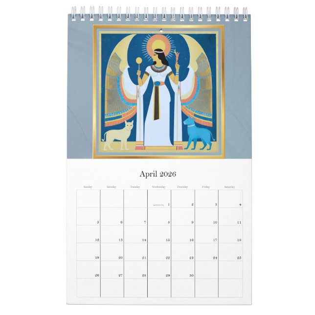 Calendrier Calendar angel Egypt (Apr 2026)