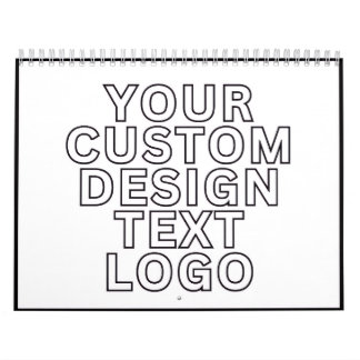 Calendrier Calendar Custom with Business Logo Personalized 