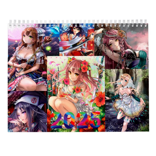 Calendrier Calendario Chicas Anime 2025 (Dos)