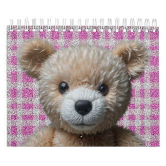 CALENDRIER CALENDÁRIO INFANTILE FOFO COM ESTAMPA DE URSINHO D