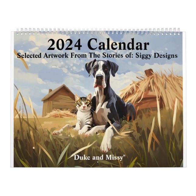 Calendrier "Calendrier Siggy Design 2024" (Protection)