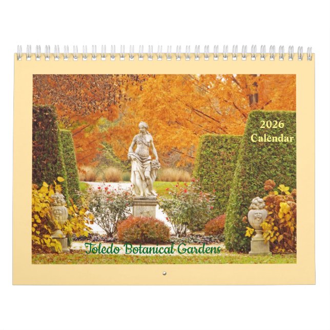 CALENDRIER CALENDRIER/TOLEDO (OHIO) 2025 JARDIN BOTANIQUE/ AU (Protection)