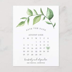 Calendrier Campagne Sauvage Cartes de Faire-Part