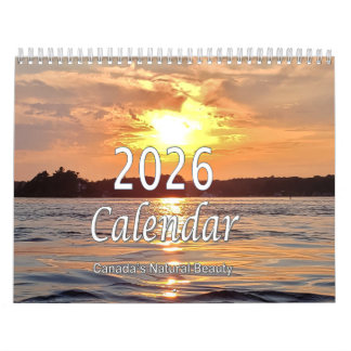 Calendrier Canada's Natural Beaty 2026 Calendar