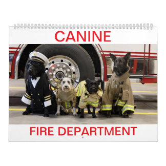 Calendrier Canine Fire Department Calendar