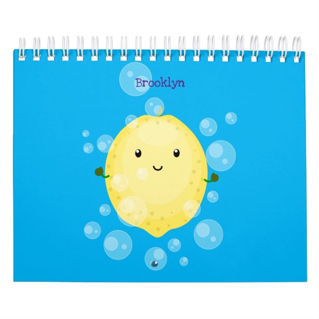 Calendrier Caricature à base de fruits, légumes et plantes (Protection)