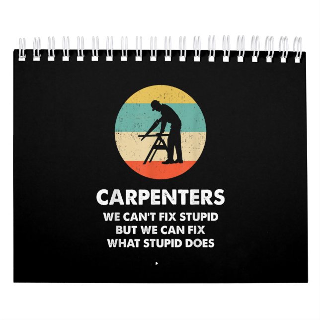 Calendrier Carpenter Funny Carpenter (Protection)