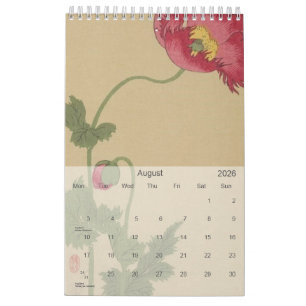 Calendrier Carte postale japonaise vintage 2026