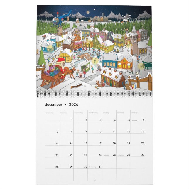 Calendrier cartographique de Stef (Dec 2026)