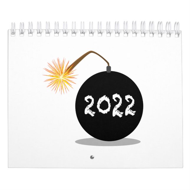 Calendrier Cartoon 2022 New Years Bomb (Protection)
