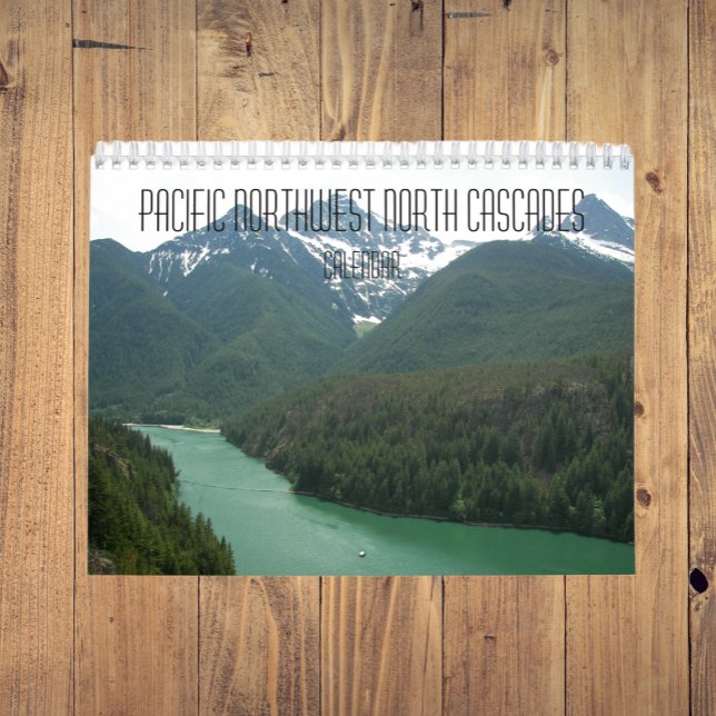 Calendrier Cascades Nord-Ouest du Pacifique Photographie (In Situ)