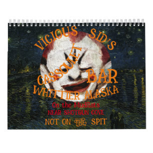 Calendrier Cassoulet Cadaver Gin Martini Jesus Messiah Bar VA