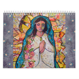 Calendrier Catholic Folk Art Calendar by Jen Norton