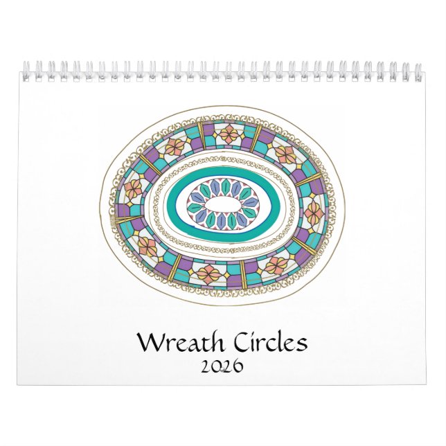 Calendrier Cercles de guirlande (Protection)
