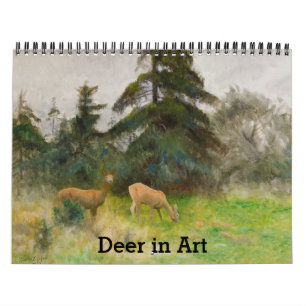 Calendrier Cerf en art