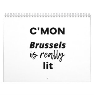 Calendrier c'est mon Bruxelles est vraiment éclairé