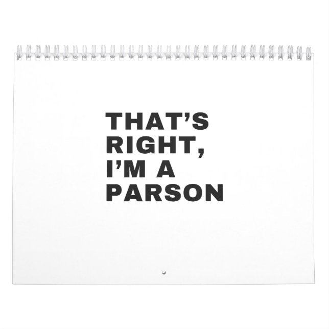 CALENDRIER C'EST VRAI, JE SUIS UNE PERSONNE (Protection)