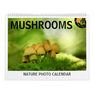 Calendrier Champignons Nature Photos 2026