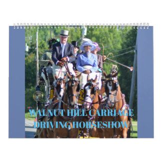 Calendrier Chariot de colline de noix conduisant le concours