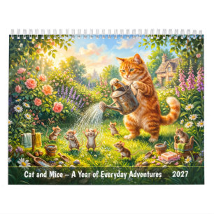 Calendrier Chat et Souris - Une année d'aventures quotidienne