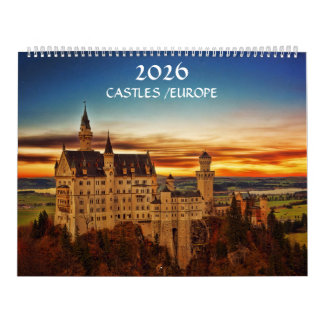 Calendrier Châteaux en Europe 2024