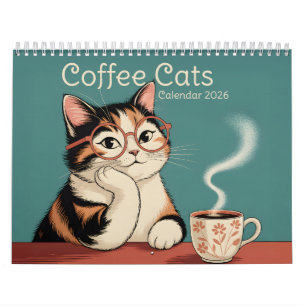 Calendrier Chats Café
