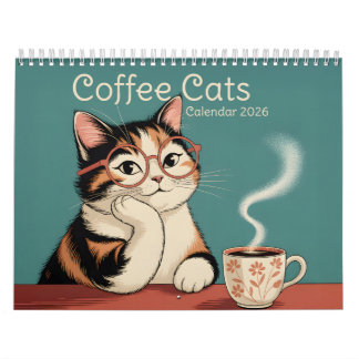 Calendrier Chats Café