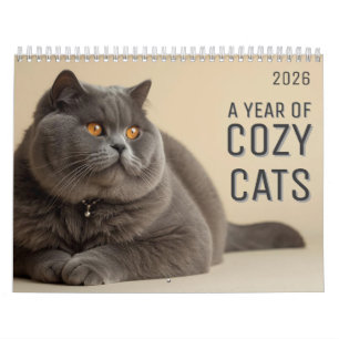 Calendrier Chats Coquets 2026