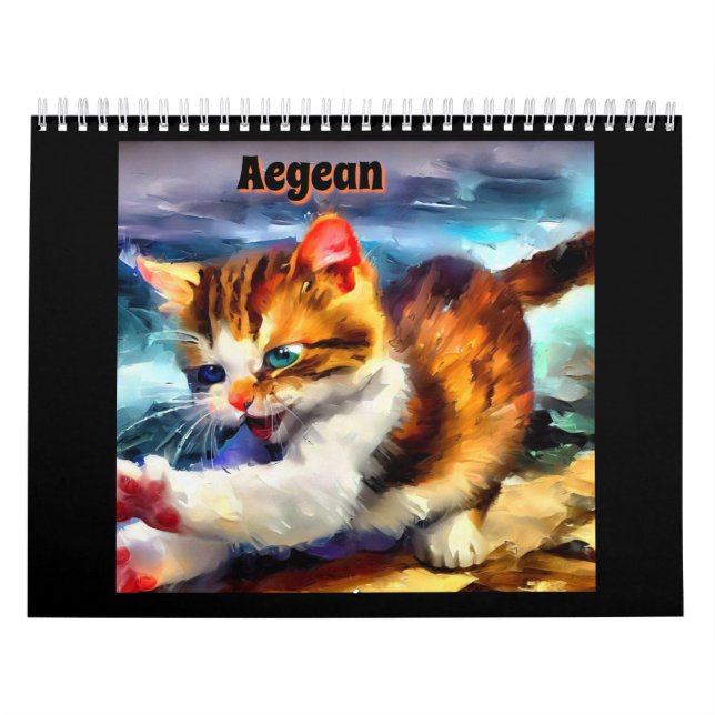 Calendrier Chats de la mer Égée (Protection)