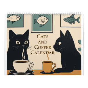 Calendrier Chats et Café
