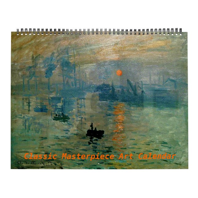 Calendrier Chef-d'oeuvre classique (Protection)