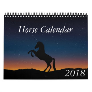 Calendrier Cheval 2018