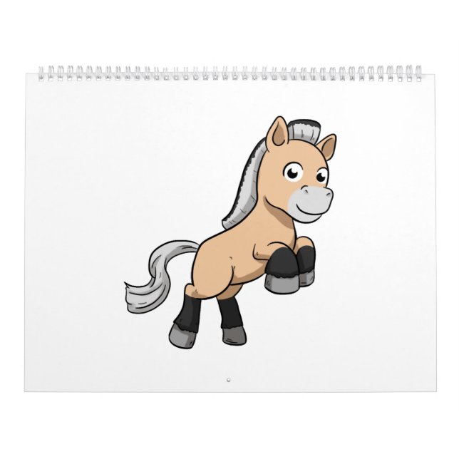 Calendrier Cheval du fjord (Protection)
